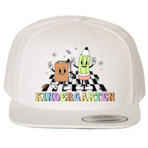 Kindergarten Teacher Life Cute Funny School Wool Snapback Cap