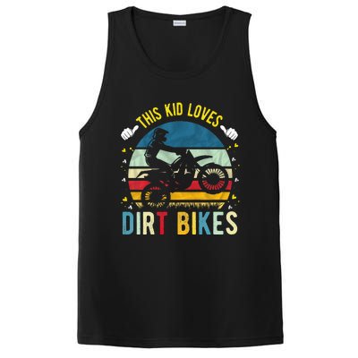 Kids This Loves Dirt Bikes Motocross Dirt Bike PosiCharge Competitor Tank