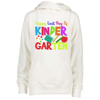 Kindergarten Teacher Last Day Of Kindergarten Meaningful Gift Womens Funnel Neck Pullover Hood