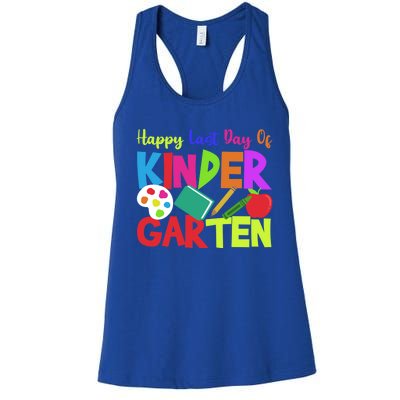 Kindergarten Teacher Last Day Of Kindergarten Meaningful Gift Women's Racerback Tank