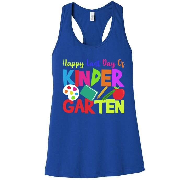 Kindergarten Teacher Last Day Of Kindergarten Meaningful Gift Women's Racerback Tank