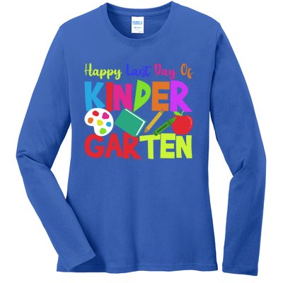 Kindergarten Teacher Last Day Of Kindergarten Meaningful Gift Ladies Long Sleeve Shirt