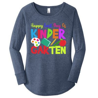 Kindergarten Teacher Last Day Of Kindergarten Meaningful Gift Women's Perfect Tri Tunic Long Sleeve Shirt