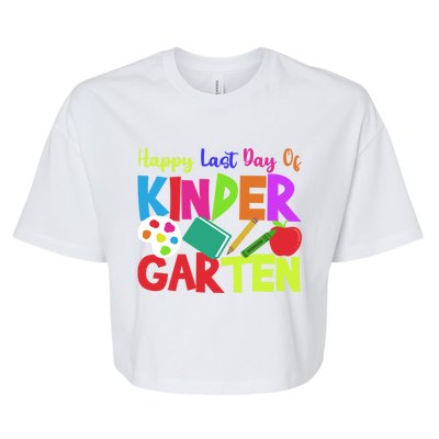 Kindergarten Teacher Last Day Of Kindergarten Meaningful Gift Bella+Canvas Jersey Crop Tee