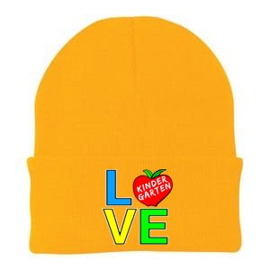 Kindergarten Teacher Love Teaching Meaningful Gift Knit Cap Winter Beanie