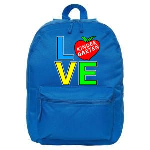 Kindergarten Teacher Love Teaching Meaningful Gift 16 in Basic Backpack