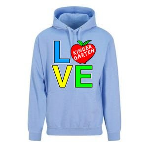 Kindergarten Teacher Love Teaching Meaningful Gift Unisex Surf Hoodie