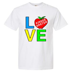 Kindergarten Teacher Love Teaching Meaningful Gift Garment-Dyed Heavyweight T-Shirt