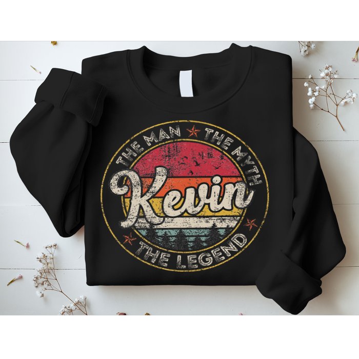 Kevin The Man The Myth The Legend Personalized Name Sweatshirt