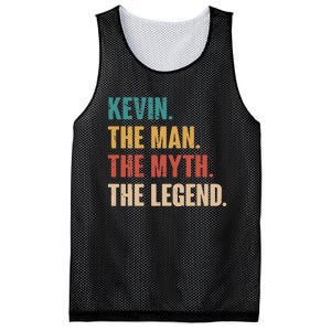 Kevin The Man The Myth The Legend Mesh Reversible Basketball Jersey Tank