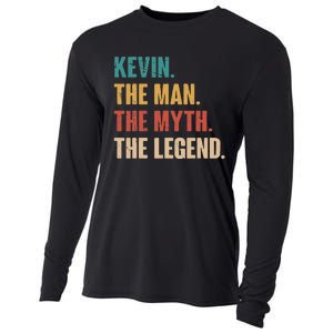 Kevin The Man The Myth The Legend Cooling Performance Long Sleeve Crew