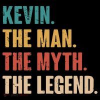 Kevin The Man The Myth The Legend Wool Snapback Cap