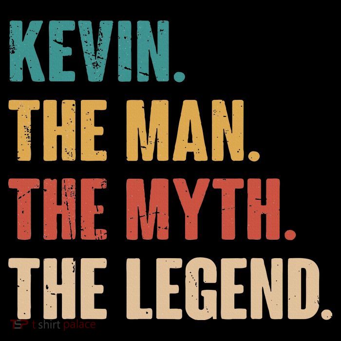 Kevin The Man The Myth The Legend Wool Snapback Cap