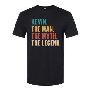 Kevin The Man The Myth The Legend Softstyle CVC T-Shirt