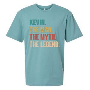 Kevin The Man The Myth The Legend Sueded Cloud Jersey T-Shirt