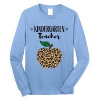 Kindergarten Teacher Meaningful Gift Apple First Day Of Kindergarten Great Gift Long Sleeve Shirt