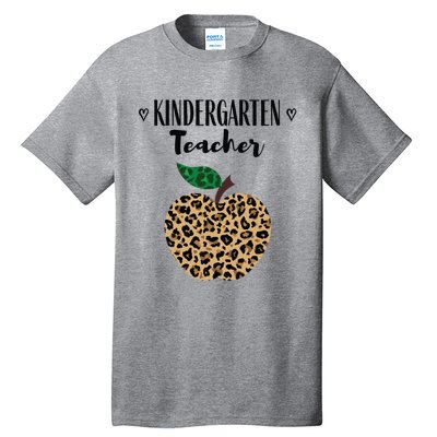 Kindergarten Teacher Meaningful Gift Apple First Day Of Kindergarten Great Gift Tall T-Shirt