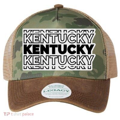 Kentucky Typography Mashup Legacy Tie Dye Trucker Hat