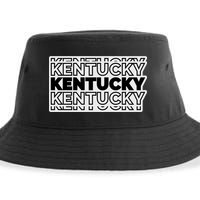 Kentucky Typography Mashup Sustainable Bucket Hat