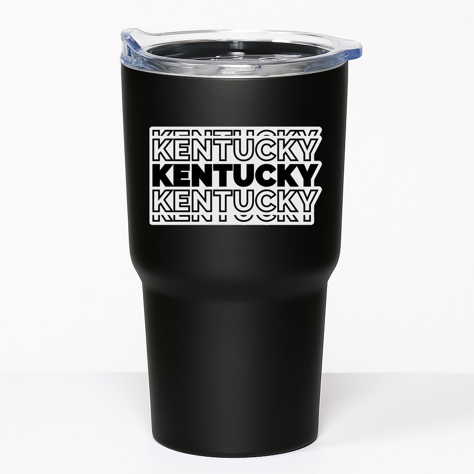 Kentucky Typography Mashup Tumbler