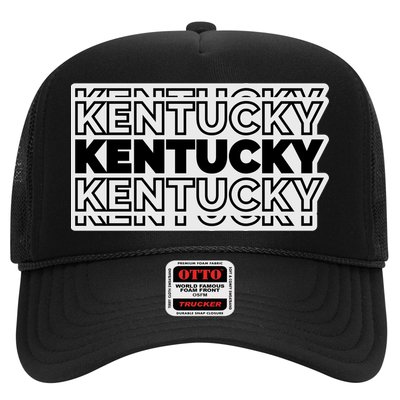 Kentucky Typography Mashup Trucker Hat