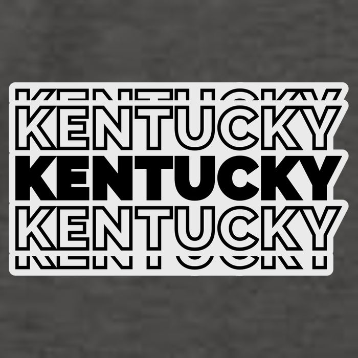 Kentucky Typography Mashup Vector Backpack