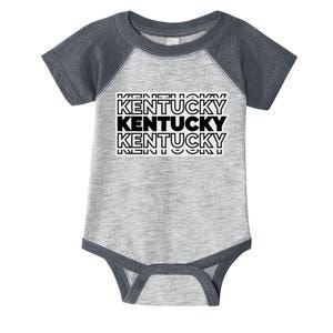 Kentucky Typography Mashup Infant Baby Jersey Bodysuit