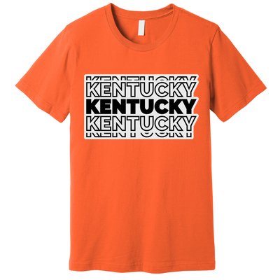 Kentucky Typography Mashup Premium T-Shirt