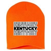 Kentucky Typography Mashup Short Acrylic Beanie