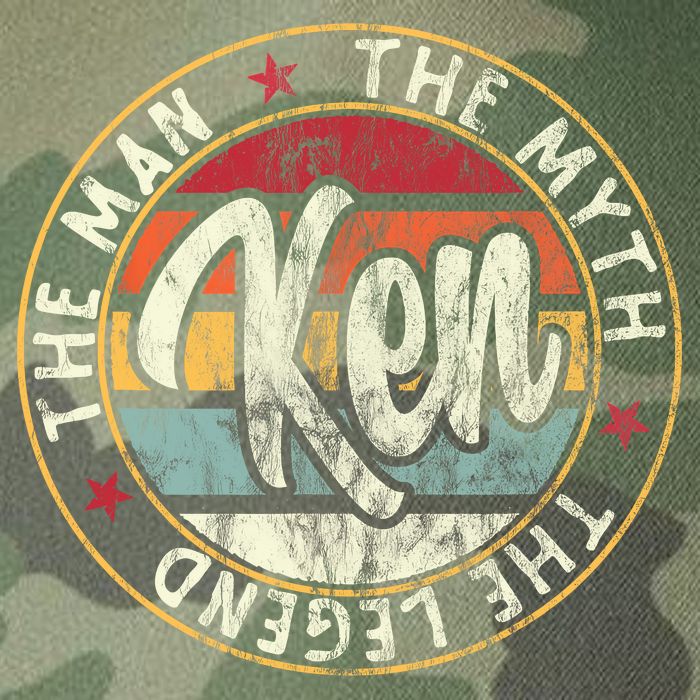 Ken The Man The Myth The Legend First Name Ken Legacy Tie Dye Trucker Hat