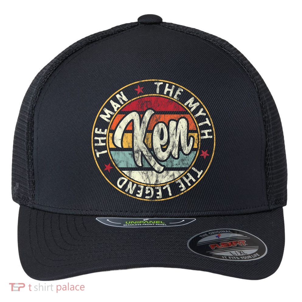 Ken The Man The Myth The Legend First Name Ken Flexfit Unipanel Trucker Cap