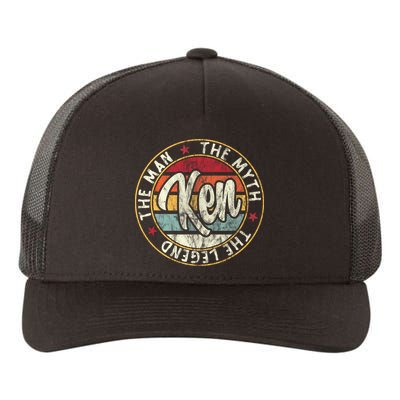 Ken The Man The Myth The Legend First Name Ken Yupoong Adult 5-Panel Trucker Hat