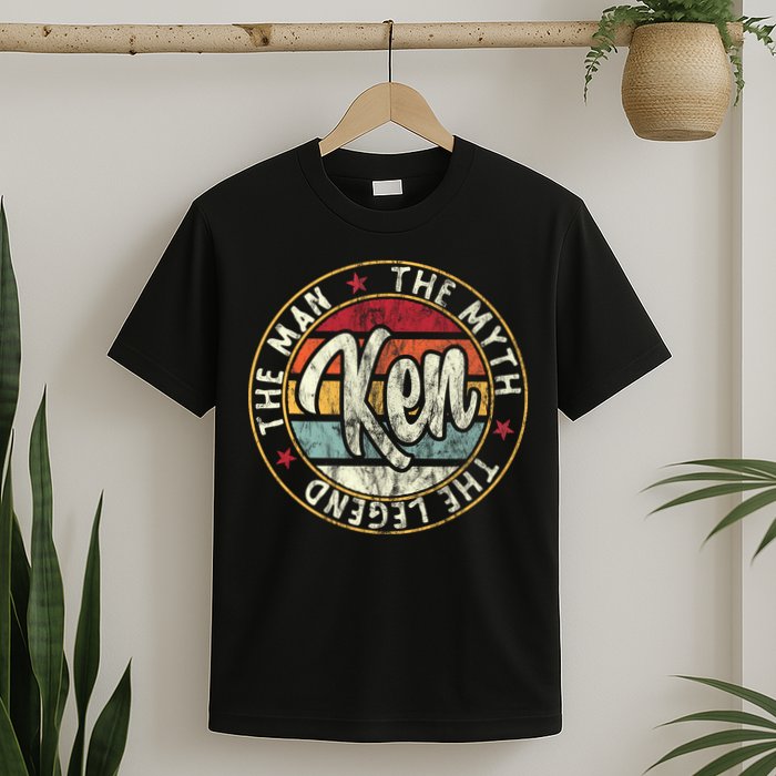 Ken The Man The Myth The Legend First Name Ken T-Shirt