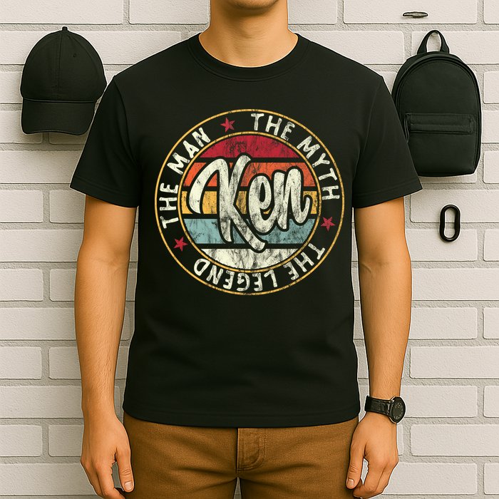 Ken The Man The Myth The Legend First Name Ken T-Shirt