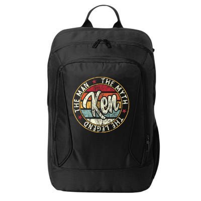 Ken The Man The Myth The Legend First Name Ken City Backpack