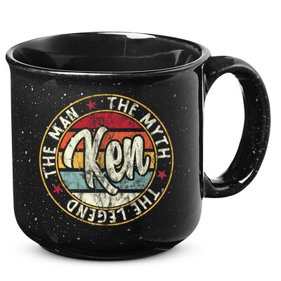 Ken The Man The Myth The Legend First Name Ken 15oz Campfire Ceramic Mug