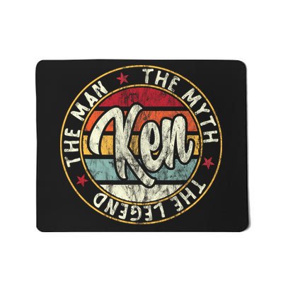 Ken The Man The Myth The Legend First Name Ken Mousepad
