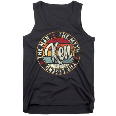 Ken The Man The Myth The Legend First Name Ken Tank Top