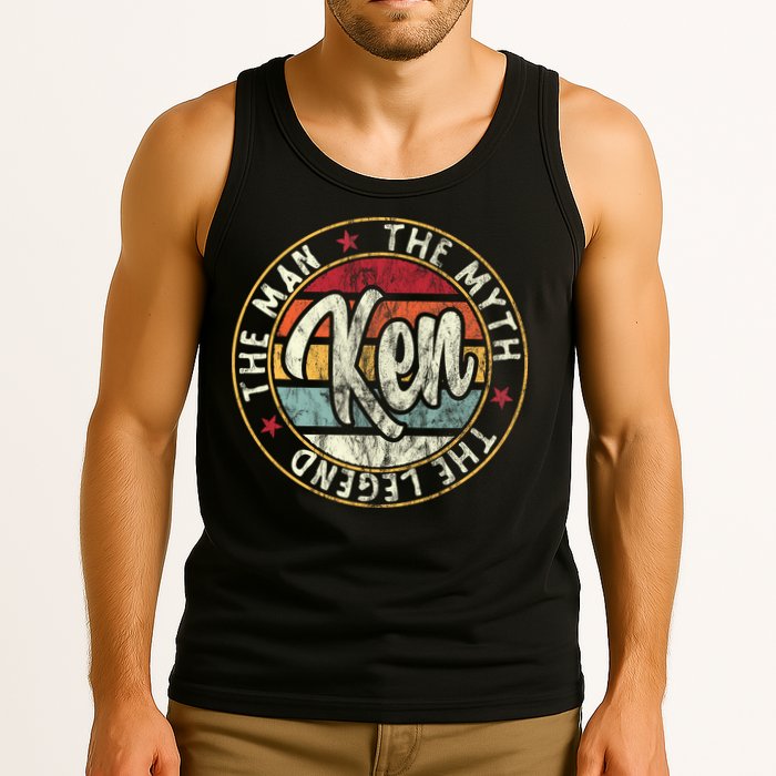 Ken The Man The Myth The Legend First Name Ken Tank Top