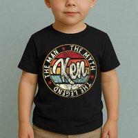 Ken The Man The Myth The Legend First Name Ken Toddler T-Shirt