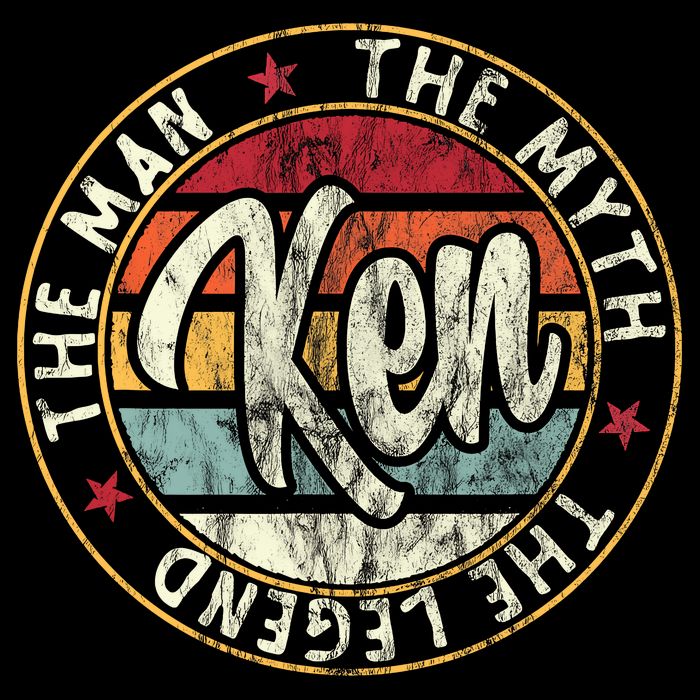 Ken The Man The Myth The Legend First Name Ken Toddler T-Shirt
