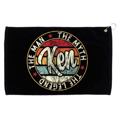 Ken The Man The Myth The Legend First Name Ken Grommeted Golf Towel