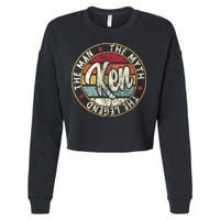 Ken The Man The Myth The Legend First Name Ken Cropped Pullover Crew