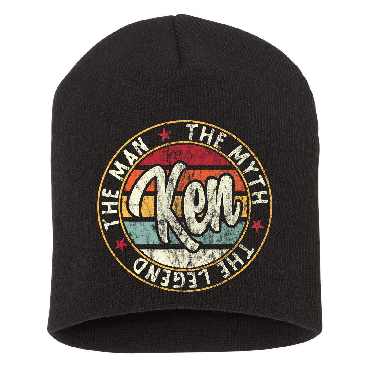 Ken The Man The Myth The Legend First Name Ken Short Acrylic Beanie