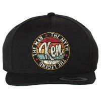 Ken The Man The Myth The Legend First Name Ken Wool Snapback Cap