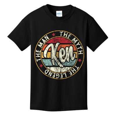 Ken The Man The Myth The Legend First Name Ken Kids T-Shirt