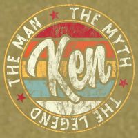 Ken The Man The Myth The Legend First Name Ken Garment-Dyed Women's Muscle Tee