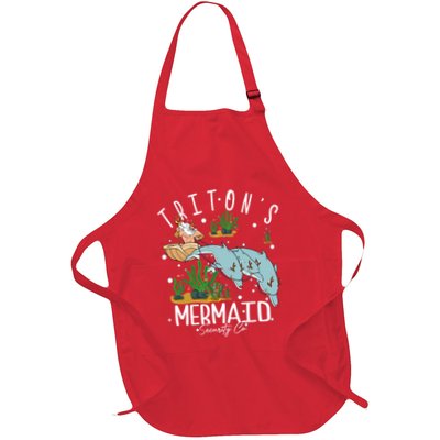 King Tritons Mermaid Security Co King Triton Christmas Little Mermaid Apron