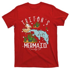 King Tritons Mermaid Security Co King Triton Christmas Little Mermaid T-Shirt