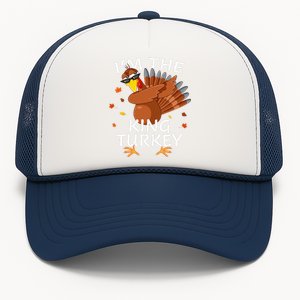 King Turkey Matching Outfit Thanksgiving Pajamas Family Trucker Hat